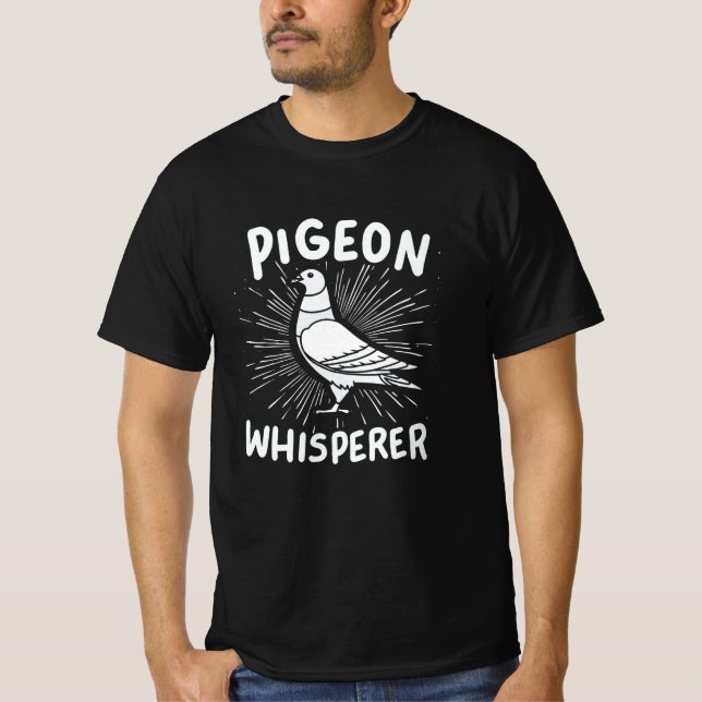 Pigeon Whisperer T Shirt (Framsida)