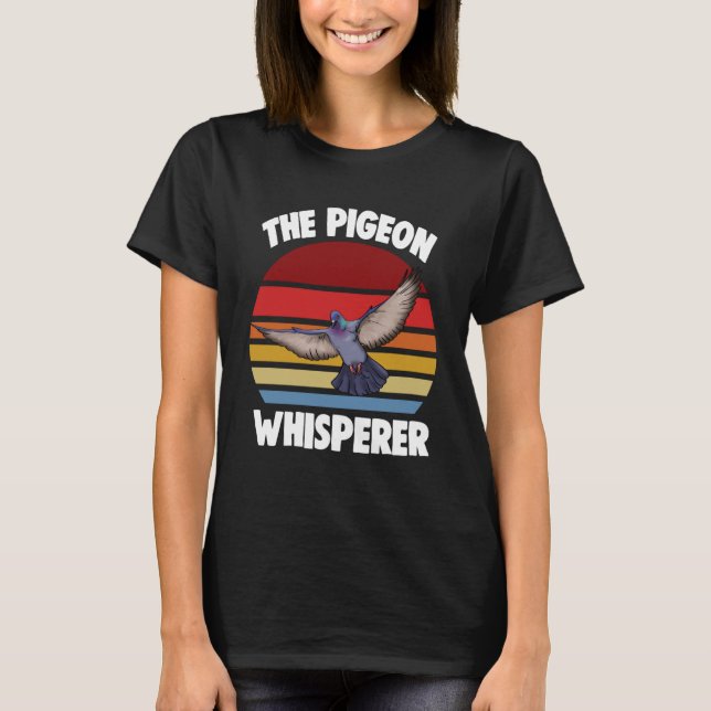 Pigeon WhispherWomen Women Kärlek Pigeon Pet Bird T Shirt (Framsida)