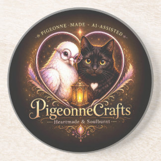 PigeonneCrafts Hantgjort Underlägg