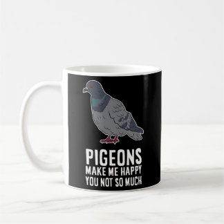 Pigeons får mig att Lycklig inte så mycket som Pig Kaffemugg