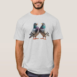 Pigeons qui discutent de tout et de rien. t shirt