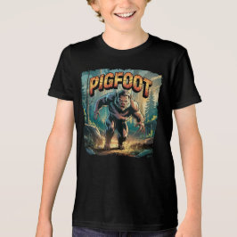 Pigfoot Illustration Combo Creature Funny T Shirt