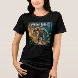 Pigfoot Photographic Combo Creature Funny T Shirt