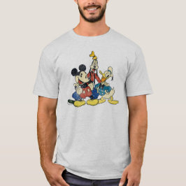 Pigg och vänner| Vintage Mickey, Goofy, Donald T Shirt