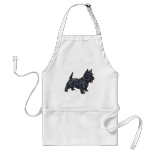 Pigghund Scottie Förkläde