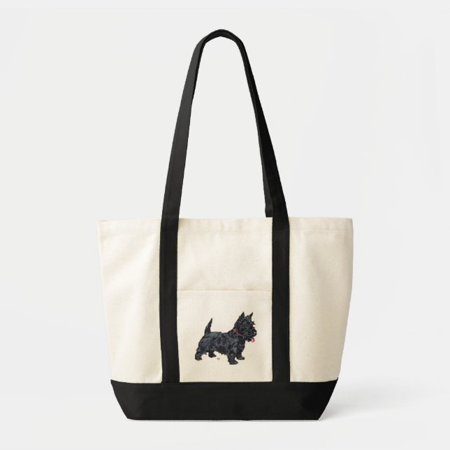 Pigghund Scottie Tygkasse (Framsidan)