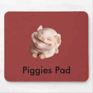 Piggies vadderar roliga märkes- Mousepad Musmatta