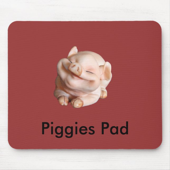 Piggies vadderar roliga märkes- Mousepad Musmatta (Framsidan)