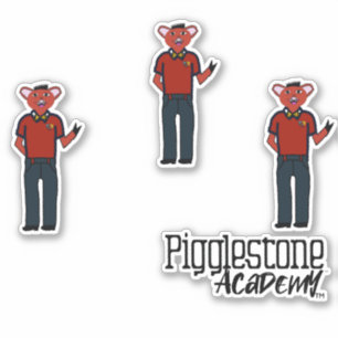 Pigglestone Academy Class Gris 5 Sticker Klistermärken