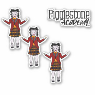 Pigglestone Academy Class Gris 6 Sticker Klistermärken