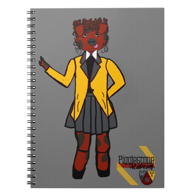 Pigglestone bärbar dator 6 anteckningsbok (Framsidan)