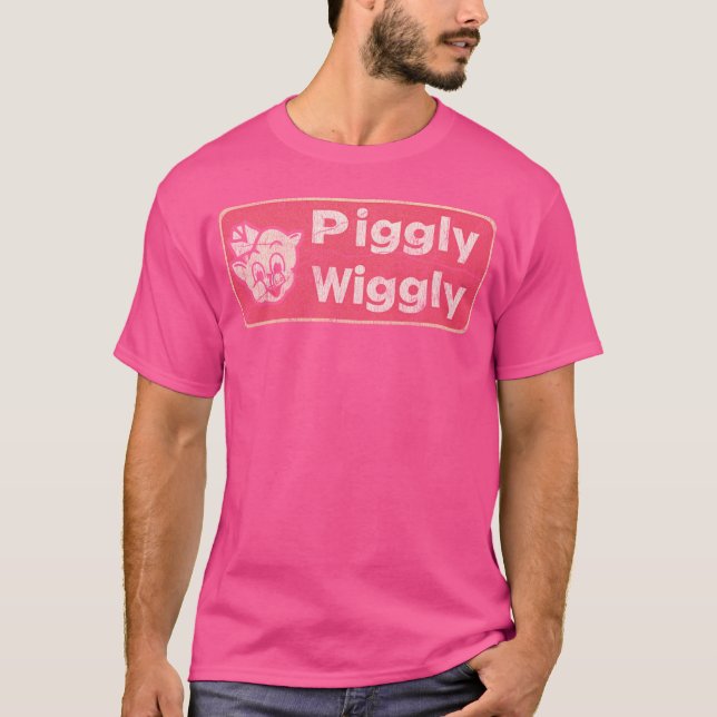 Piggly Wiggly Retro vän T Shirt (Framsida)