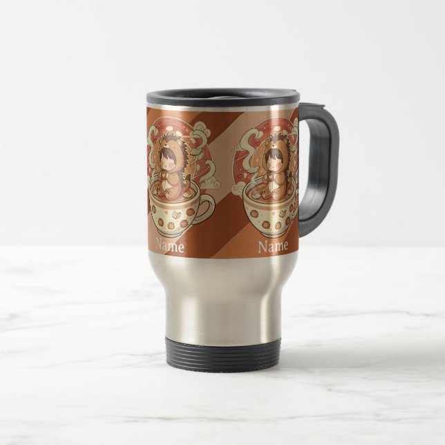 Piggsvin Kaffe Resemugg för Pendlare (Framsida höger)