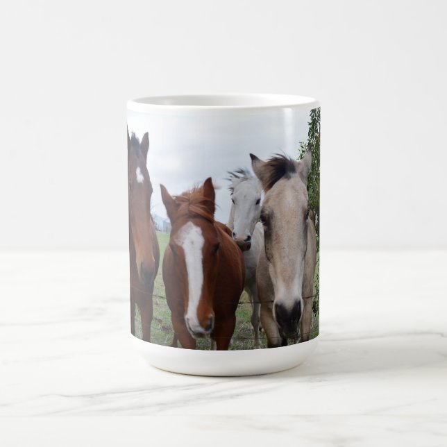 Piggt Hår: Förtjusande Hästproblem,  Kaffemugg (Center)