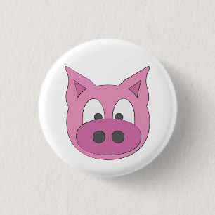Piggy Ansikte Knapp