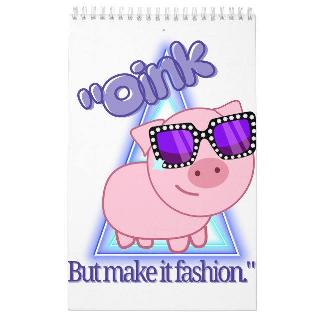 piggy calendar kalender (Baksida)