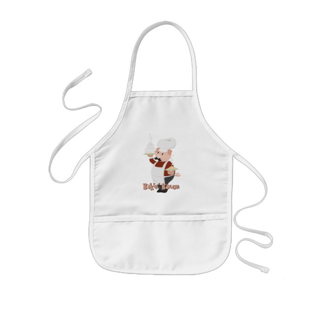 Piggy Chef Apron Barnförkläde (Framsidan)