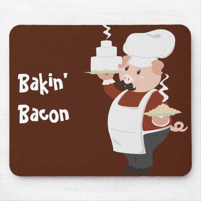 Piggy Chef Mousepad Musmatta (Framsidan)