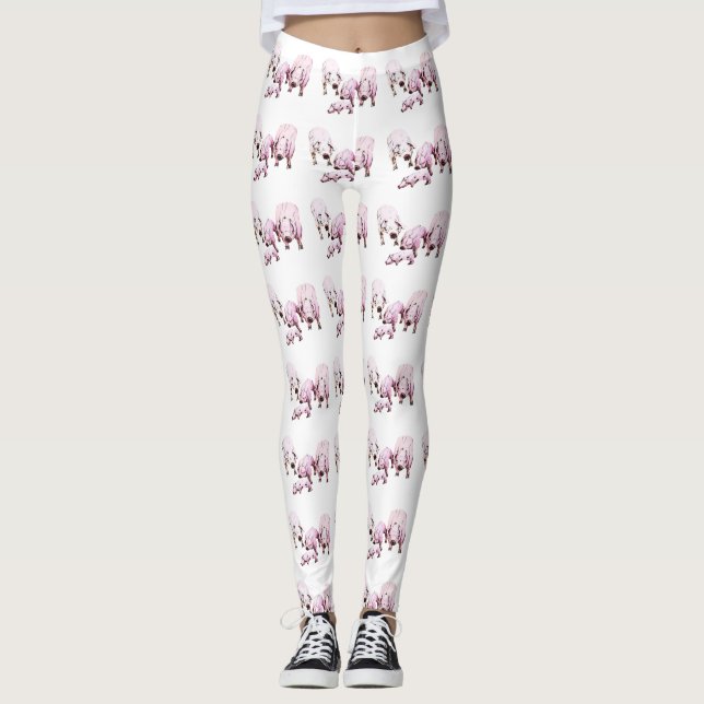 PIGGY DAMASKER LEGGINGS (Framsida)