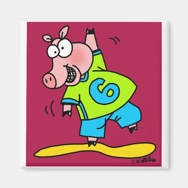 Piggy Dancing Magnet (Framsidan)