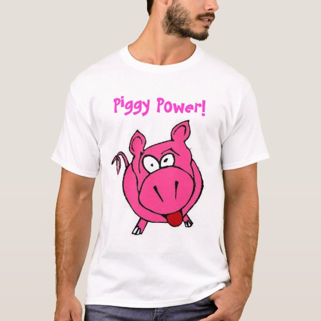 Piggy driva tee (Framsida)
