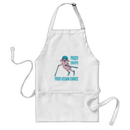 Piggy Enjoys Your Vegan Choice Förkläde