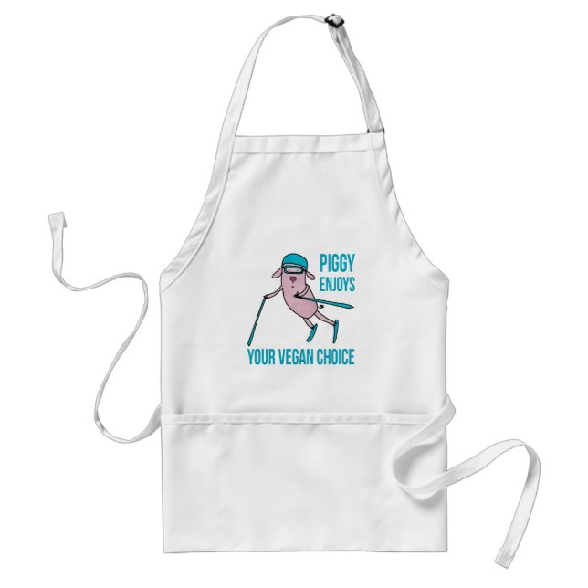 Piggy Enjoys Your Vegan Choice Förkläde (Framsidan)