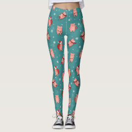 Piggy julbalar leggings
