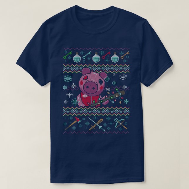 Piggy Julsötare T Shirt (Design framsida)