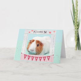 Piggy kramar och kyssar helgkort