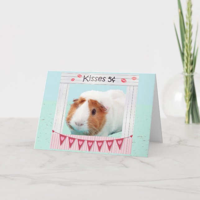 Piggy kramar och kyssar helgkort (Framsida)