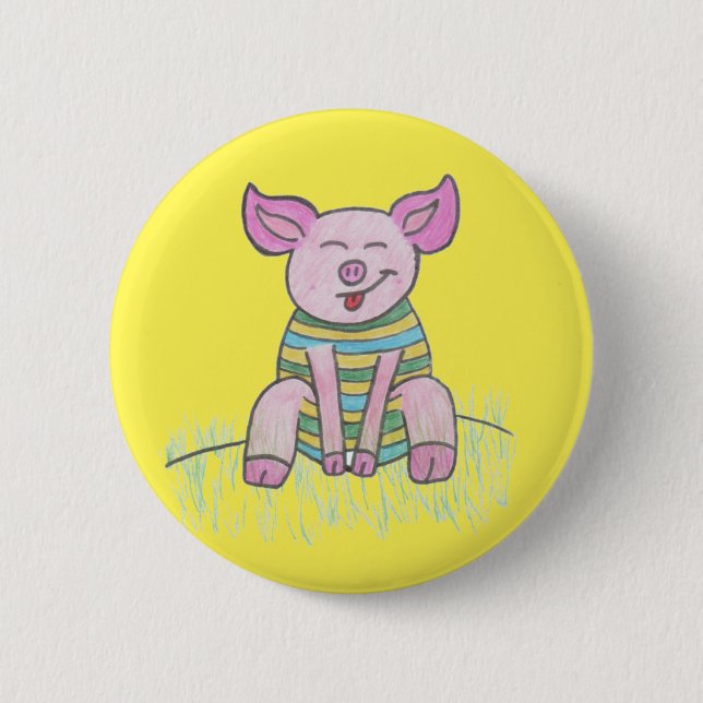 Piggy (Lil Piglet) Pin/ Knapp (Framsida)
