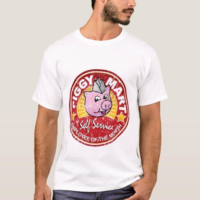 Piggy Martanställd av månadvintagen Tee (Framsida)