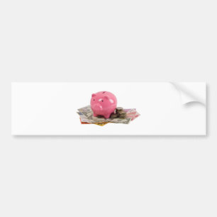 Piggy packa ihop och pengar bildekal