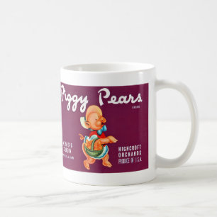 Piggy Pears Kaffemugg