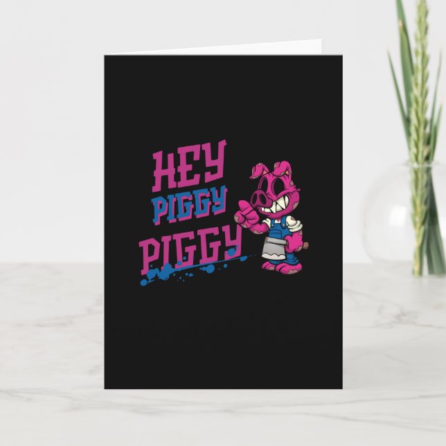 Piggy Piggy! Kort (Framsida)