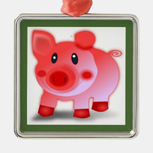 PIGGY PIGLET JULGRANSPRYDNAD METALL