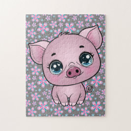 Piggy Piglet Puzzle för barn och vem som helst Pussel