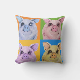 Piggy popkonststil kudde