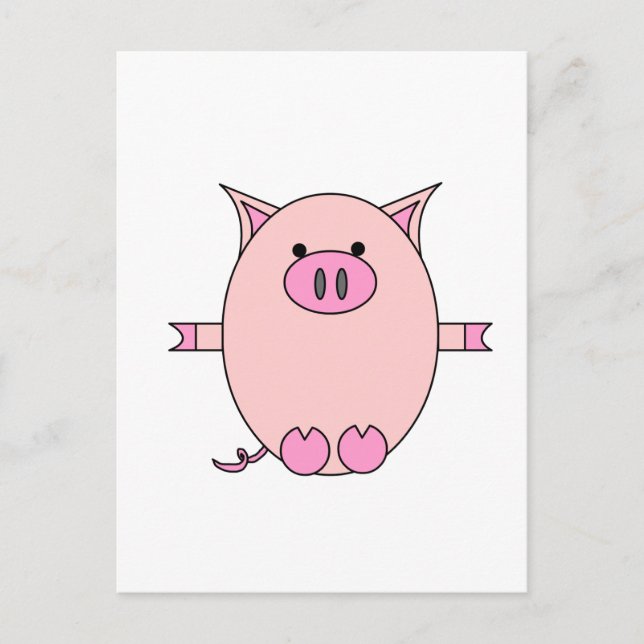 Piggy Power-vykort Vykort (Framsida)