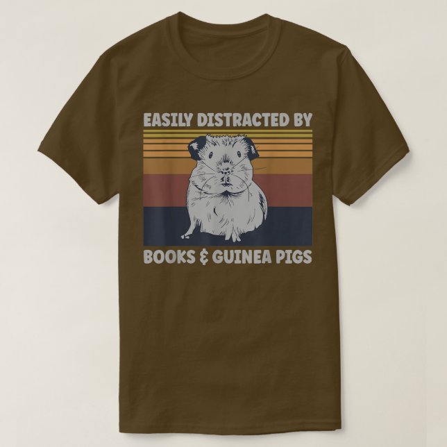 Piggy Quote for a Guinea Gris nerd T Shirt (Design framsida)