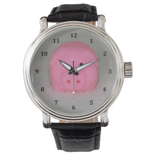 Piggy rosa gris armbandsur
