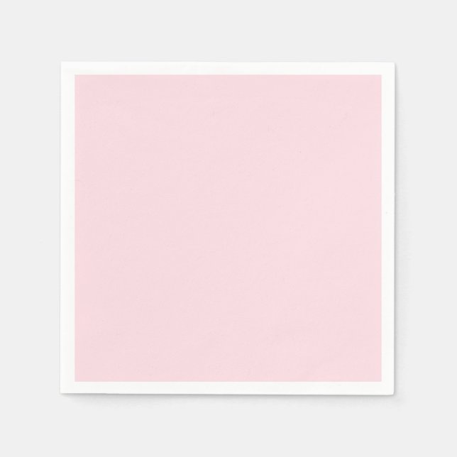 Piggy Rosa Solid Färg Pappersservett (Framsidan)