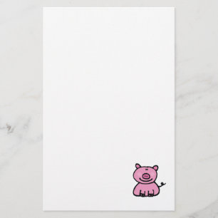 Piggy rosor brevpapper
