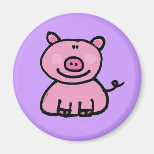 Piggy rosor magnet