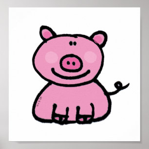 Piggy rosor poster