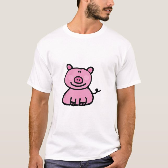 Piggy rosor t-shirt (Framsida)