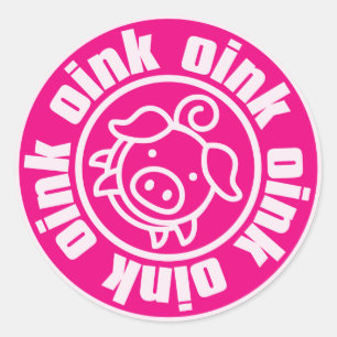 Piggy Runt Klistermärke