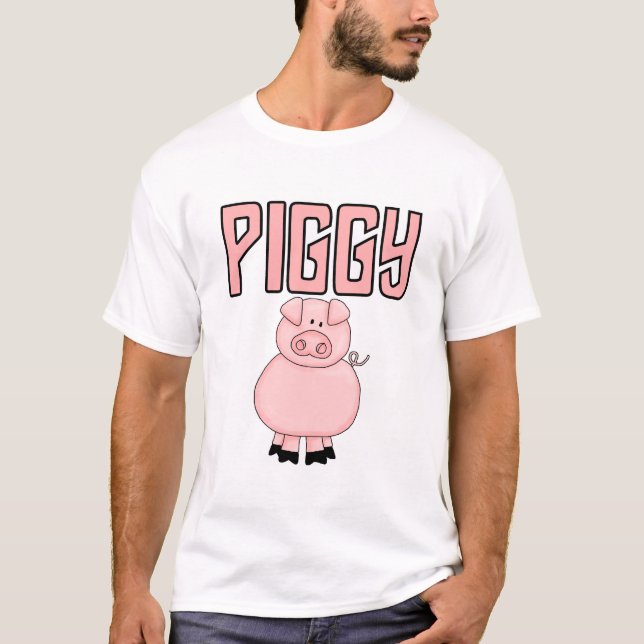 Piggy T-tröja och gåvor Tee (Framsida)