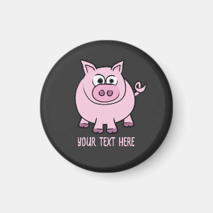 Piggy Throw Magnet